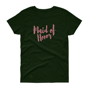 Maid of Honor Rose Gold - Women's T-shirt - Quotable Tees Online