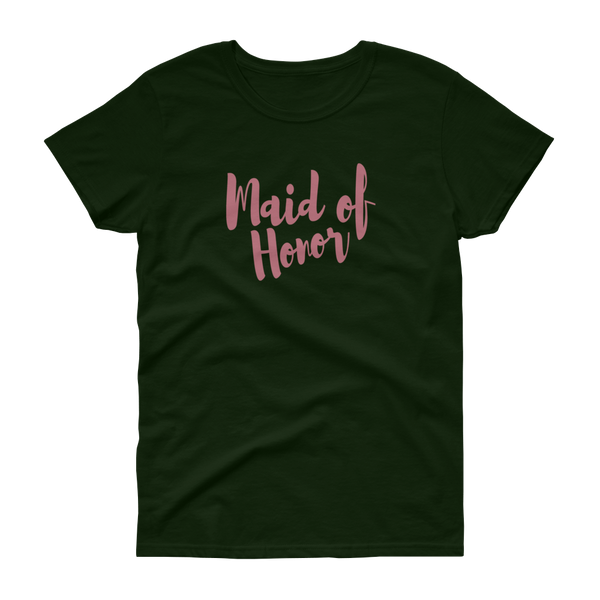 Maid of Honor Rose Gold - Women's T-shirt - Quotable Tees Online