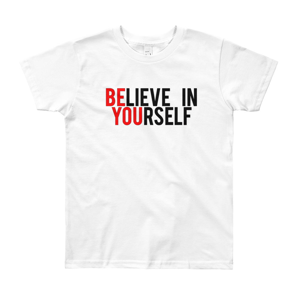 BE YOU / BE YOURSELF - Youth Short Sleeve T-Shirt - Quotable Tees Online