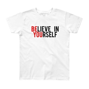 BE YOU / BE YOURSELF - Youth Short Sleeve T-Shirt - Quotable Tees Online