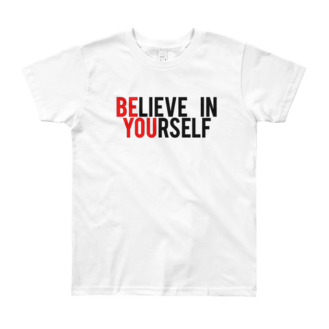 BE YOU / BE YOURSELF - Youth Short Sleeve T-Shirt - Quotable Tees Online