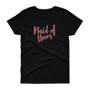 Maid of Honor Rose Gold - Women's T-shirt - Quotable Tees Online