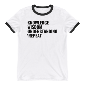 KNOWLEDGE - Ringer T-Shirt - Quotable Tees Online