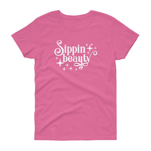 Sippin' Beauty - Women's t-shirt - Quotable Tees Online