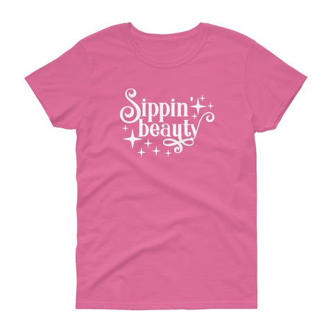 Sippin' Beauty - Women's t-shirt - Quotable Tees Online