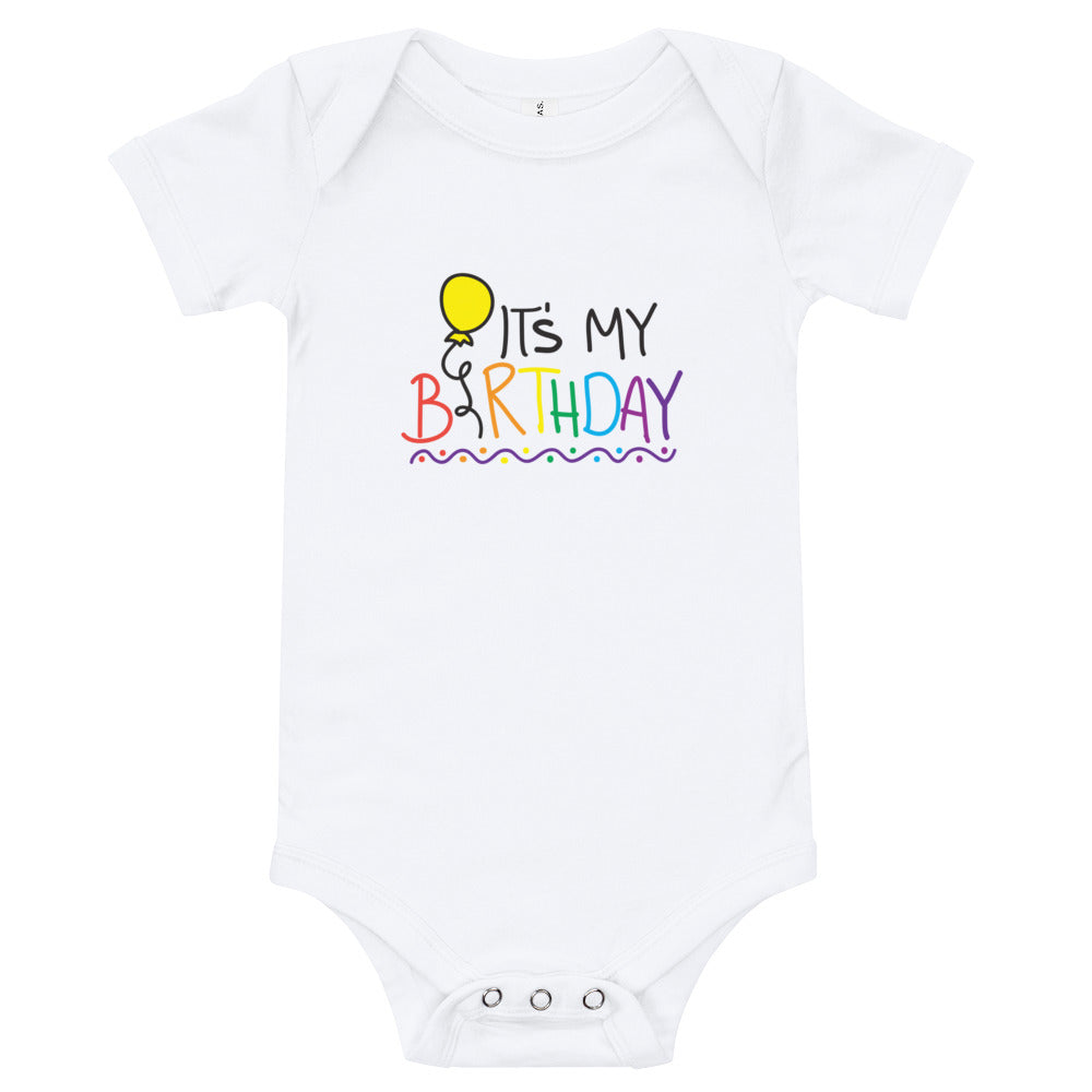 It's My Birthday - Baby Jersey One Piece - Quotable Tees Online