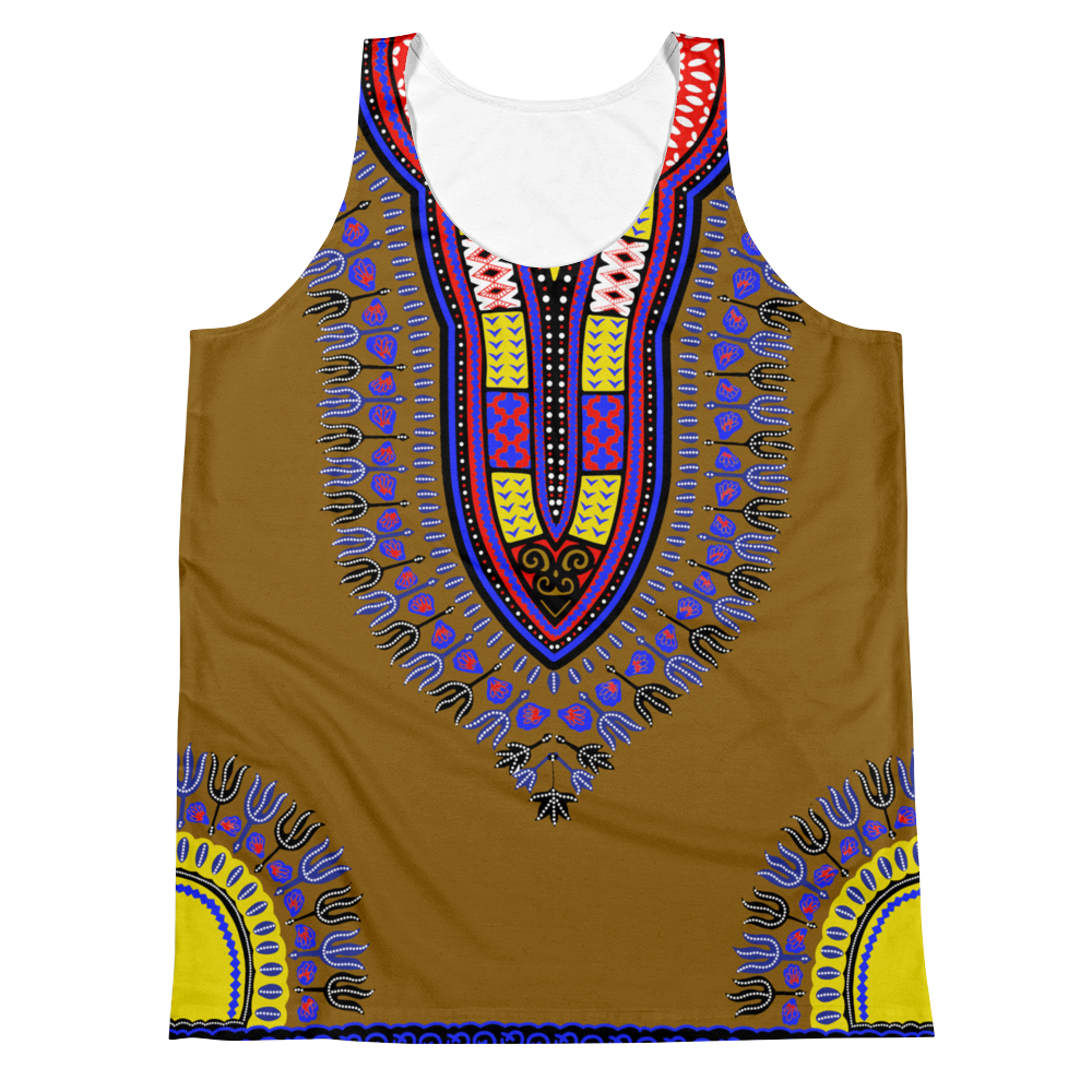 Dashiki Unisex Tank Top - Quotable Tees Online