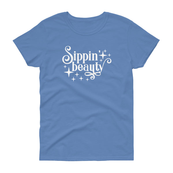 Sippin' Beauty - Women's t-shirt - Quotable Tees Online