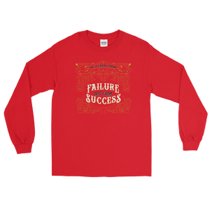 WE LEARN FROM FAILURE - Long Sleeve T-Shirt - Quotable Tees Online