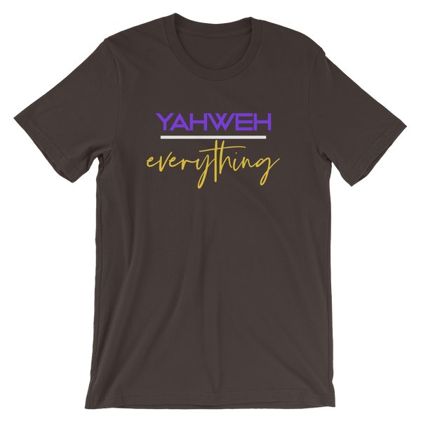 YAHWEH over everything - Unisex T-Shirt - Quotable Tees Online