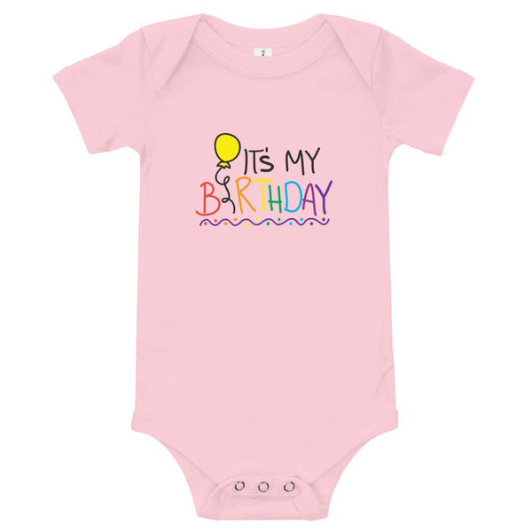 It's My Birthday - Baby Jersey One Piece - Quotable Tees Online