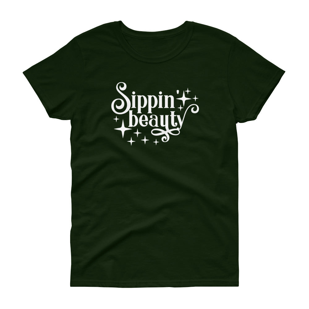 Sippin' Beauty - Women's t-shirt - Quotable Tees Online