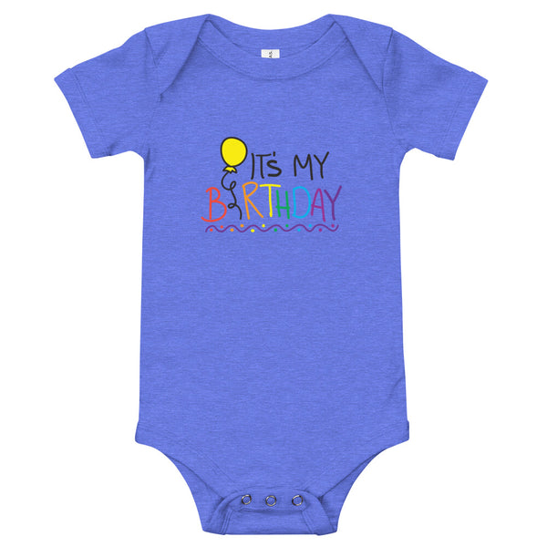 It's My Birthday - Baby Jersey One Piece - Quotable Tees Online