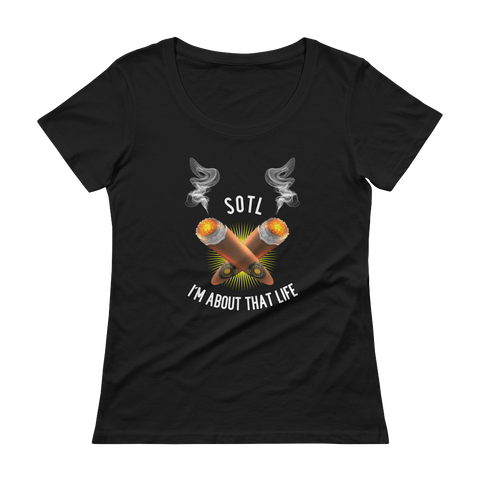 Sisters Of The Leaf - Scoopneck T-Shirt - Quotable Tees Online