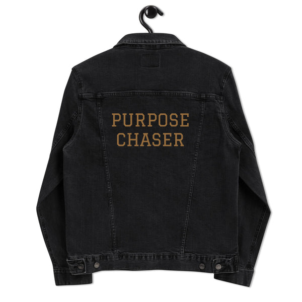 Purpose Chaser - Unisex Embroidered denim jacket