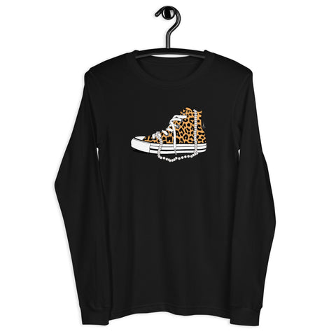 Chucks and Pearls - Long Sleeve Tee