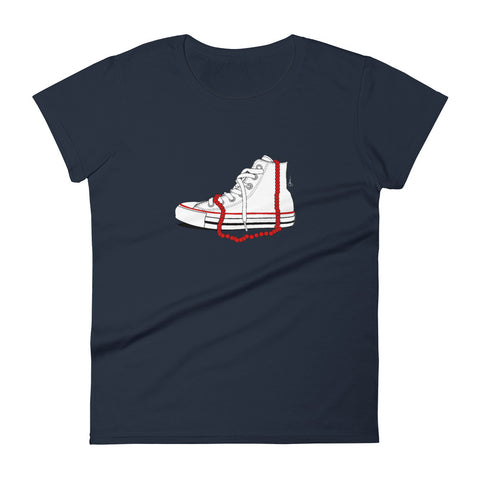 Chucks and Pearls - T-shirt